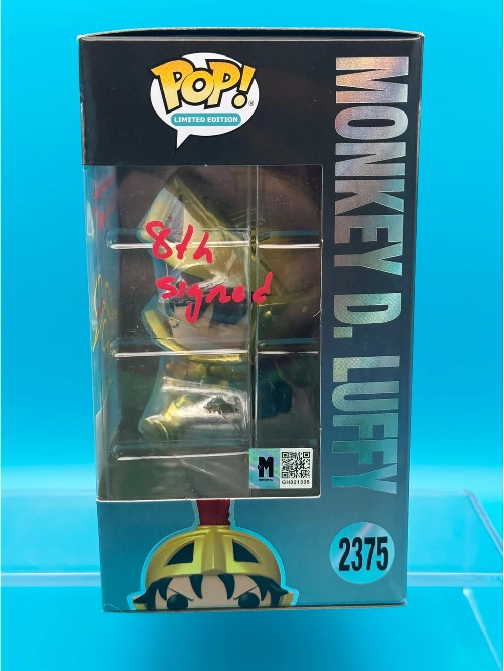 Colleen Clinkenbeard Signed LE 9500 Luffy #8 ever signed One Piece Funko MAS COA
